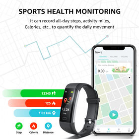 Starmax S5 6.0 SDK Bracelet Intelligent Tactile IP68 Étanche Température Santé Bracelets Intelligents pour le Sport