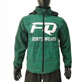 Vestes Softshell Coupe-Vent d'Entraînement d'Équipe avec Logo Personnalisé pour Clubs de Rugby, Manteaux de Football Imperméables et Coupe-Vent pour Sports de Plein Air