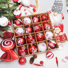 Christmas Tree Ornaments Colorful Balls Christmas Hanging Decorations DIY Decorative Balls