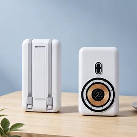 2026 New Trending Arrivals Wholesale Price 10000mah Magnetic Wireless Powerbank PD22.5w Fast Charging for iphone 17 with a Stand