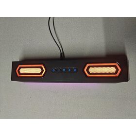 Haut-parleur Gaming Bluetooth G4 2.0 Canaux 60W Son Puissant, Lumières RGB Dynamiques, Connectivité Sans Fil et Filaire pour PC, Téléphone Mobile