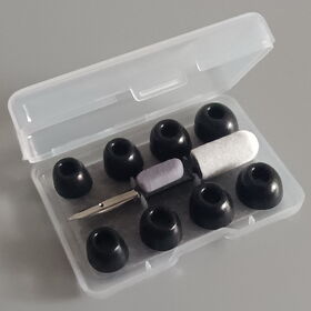 Airpods Pro 3 Langsam Rückprall Schaumstoff-Ohrstöpsel mit Geräuschunterdrückung, Memory-Schaum-Ohrspitzen, passend für Ladecase