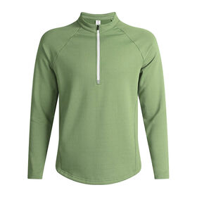 Men's Long Sleeve Sports T-Shirt Autumn Winter Half Zipper Quick Dry Top for Fitness Running-Breathable Clothing for Spring
