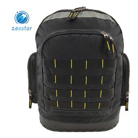 Bolsa de Ferramentas Durável, Bolsa de Trabalho Portátil Resistente com Vários Compartimentos, Construção à Prova D'Água, Perfeita para Uso ao Ar Livre