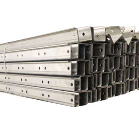 Canal de Acero Inoxidable Estructural ASTM/AISI/EN, Acero al Carbono Laminado en Caliente, Disponible para Curvado/Soldadura/Corte - Ideal para Villas