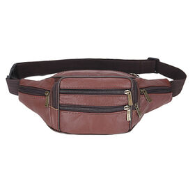 Sac Banane de Créateur Original Fannie, Style Motard, Unisexe, Sac Bandoulière, Sac de Ceinture en Cuir pour Homme, Idéal pour Moto