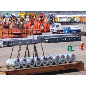 Bobina de acero galvanizado por inmersión en caliente para techos, lámina de acero galvanizado, rollo de metal liso de 2,2 m de ancho, bobinas de acero electrogalvanizado Z275