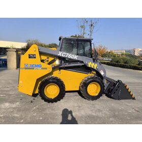 رافعة مجنزرة أمامية صغيرة Xc760K سعة 0.6 متر مكعب من الصين - رافعة انزلاقية صغيرة مدمجة بعجلات بوزن 1 طن