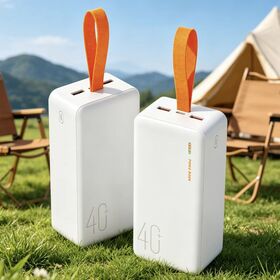 2026 Neuer Trend OEM Fabrik Hochleistungs-Powerbank 40000mAh 22.5W Schnellladung Tragbares Powerbank mit Kabel-Lanyard