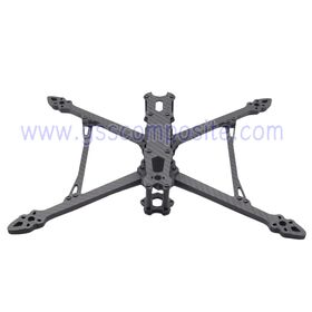 Pabrik Cina CNC milling MARK 4 V2 versi Rak 8 9 10 inci UAV traversal pesawat udara fotografi udara 3k Kit Rak serat karbon