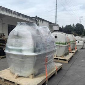 Hochwertige Biogasanlage 2m³/Tag Abwasserbehandlungsanlage AAO + MBBR für Haushalte