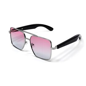 Custom Photochromic Lenses Open-Ear Glasses Pilot Smart Audio AI Sunglass