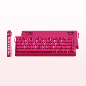 Clavier Mécanique Gaming Magnétique Filaire avec Gravure Latérale Ligne Contour, RGB, RT Ajustable, Course de Touche Réglable et Faible Latence