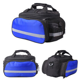 Bicycle bags cycling rear seat bike bag, with bottle holder, size: 35*18*15cm