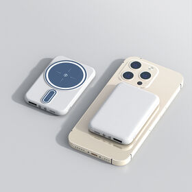 Novos Produtos em Tendência 2026 OEM Carregamento Sem Fio Magnético Power Bank Portátil 5000mAh para Uso Diário