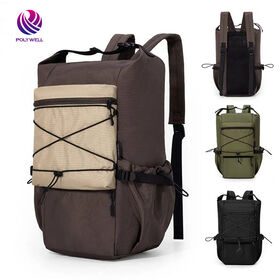 حقيبة رياضية متعددة الوظائف مع حجرات، حقيبة ظهر للمشي لمسافات طويلة وتسلق الجبال والاستكشاف الحضري - ألوان عصرية للتنقلات اليومية