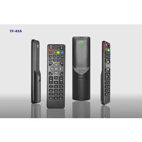 Universal IR/RF Learning Code Remote Control for TV/DVD, Voice Command, Black Finish, AA Battery Compatible