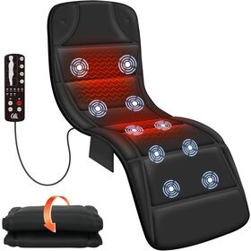 Coussin De Massage Chauffant Vibrant Pour Dos Lombaire - Bureau, Voiture, Maison