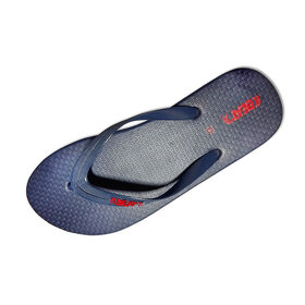 Chanclas de PE para hombre con diseño sencillo e impresión serigráfica personalizada al por mayor