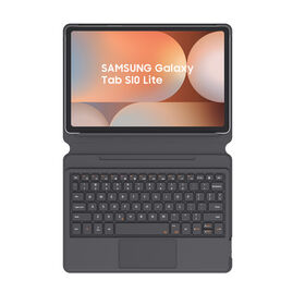 OEM Bluetooth Keyboard Case with Pen Slot for 11'' Sam-sung Tab S10Lite S10FE 80 Keys USB-C Port and Hinge Kickstand Ultra Slim for sale