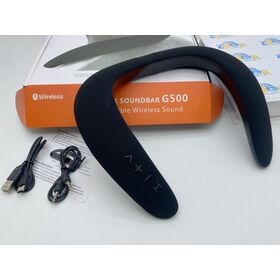 M15 High Quality Portable Wireless Neck Speaker Stereo Bass for Outdoor Fitness Enthusiasts Wearable Neck Soundbar Battery Powered
