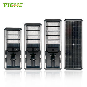 مصباح LED بالطاقة الشمسية من الألومنيوم للاستخدام الخارجي 60 وات - 120 وات للحديقة والطريق السريع