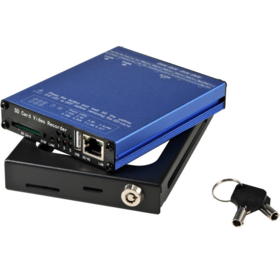 Power Supply Backup Mini Size SD Card Mobile DVR with 4G +GPS+G-sensor+WiFi H.265 4-CH AHD 1080P Recorder for School Bus/Taxi