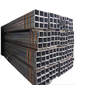 Henghui Steel ! 40X40mm Black Square Metal Fence Posts Square Tube Carbon Steel Box Tube for Construction