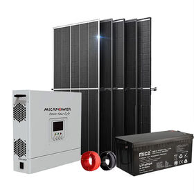 5 Jahre Garantie Off-Grid 24V 150Ah 3.84kWh Lithium LiFePO4 Batterie Energiespeichersysteme mit Solarpanel & Wechselrichter