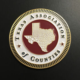 Soft Enamel Commemorative Coin Personalized with Custom Logo, Crafted via Metal Stamping Process