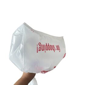 Sacs T-Shirt/Sacs Plastiques à Poignées (Fabriqués en PEHD) - Pour les Courses et les Déchets Légers