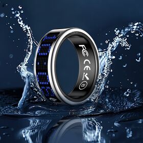 Anillo Inteligente 2025 con Pantalla Deslizante para Contador de Oraciones y Monitor de Salud