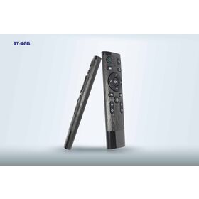 Fabrikpreis Kundenspezifische schwarze Bluetooth-Sprachfernbedienung für Smart-TV