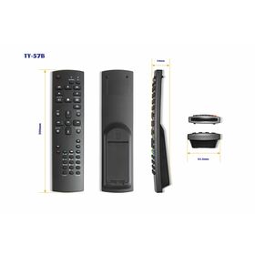 Keyuan Universal Smart TV-Fernbedienung mit Sprachsteuerung, IR/RF, Lerncode, FCC-Konformität, 2,4 GHz Wireless