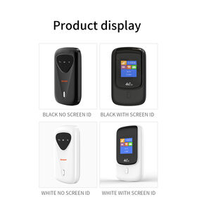 4G Pocket WiFi Router mit 3000mAh Akku, VSIM, Wi-Fi 6, 802.11 b/g/n 300Mbps, Reise-WLAN