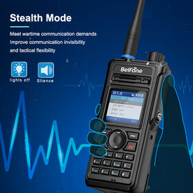 BelFone BP750 NOUVEAU Radio numérique professionnelle DMR Trunking Full Duplex IP68 GPS avec cryptage avancé AES256