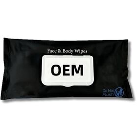 Lingettes Extra Larges pour le Visage et le Corps, Sans Alcool, Lingettes Corporelles Jetables pour Adultes