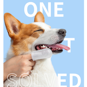Pet teeth cleaning finger cots, wet wipes, dog and cat special wet wipes, disposable cleaning and care products, deodorizing