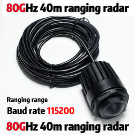 80GHz Millimeterwellen-Radarsensor für Wasserstand, hohe Genauigkeit 0,1~40m Messbereich, industrielle Entfernungsdetektion, RS485, IP68 Schutz