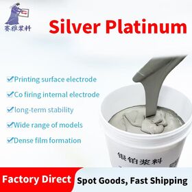 Hochleistungsfähige Ag Pt Ultrahochtemperaturpaste für eingebrannte Elektroden 850–1300 Grad Celsius