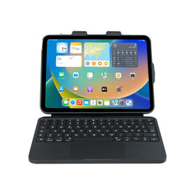 غطاء جلد ولوحة مفاتيح قابلة للفصل مع لوحة لمس لجهاز iPad Air4 Air5 10Gen A16 Air11 M2 M3 Pro11 M2