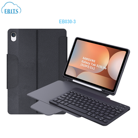 Étui avec Clavier Bluetooth Détachable EB030-3 Direct Usine pour Samsung Galaxy Tab 11'' S10Lite/S10FE/S11 avec Support pour Stylet
