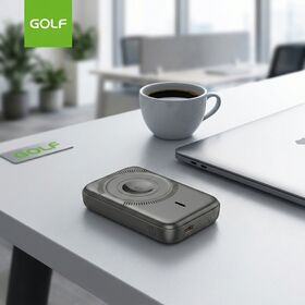 Mini Portable Wireless Power Bank 5000mAh Magnetic Quick Charge Support PD 20W Custom Logo Slim Power Pack With LED Display