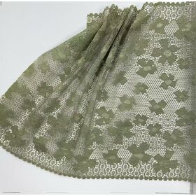 Tela floral lujosa del cordón para las creaciones impresionantes del arte 1