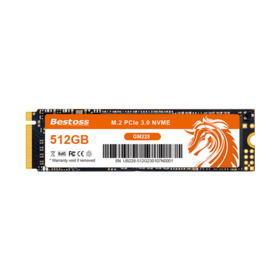 Bestoss Disque Dur Interne SSD NVMe PCIe 3.0 Haute Vitesse 512GB 1TB 2TB
