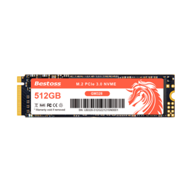 Bestoss Disque Dur Interne NVMe PCIe 3.0 Haute Vitesse 128GB 256GB 512GB 1TB 2TB SSD