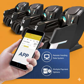2025 OEM Commercial Dollar Coin Operated Airport Shopping Mall Vending Massage Chairs
