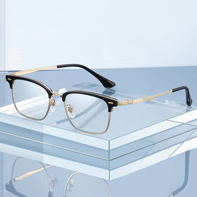 Klassische Augenbraue Business Herren Brillen Premium Titan Optische Brillen Männer Verschreibung pflicht ige Brillen