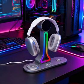 CJ03 3 in 1 wireless charging stand with night light, bluetooth speaker