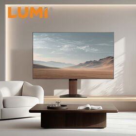 LDT03-29LD Support TV Réglable en Hauteur pour Écrans de 32" à 77" Pouces, Meuble Moderne, Support TV, OEM ODM, Pied de Table TV à Double Colonne